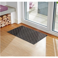 Коврик придверный влаговпитывающий «Крафт», 50×80 см, коричневый МИКС