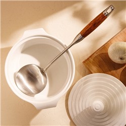 Половник SL Home «Рустик», 38×10 см, нержавеющая сталь, серебристый