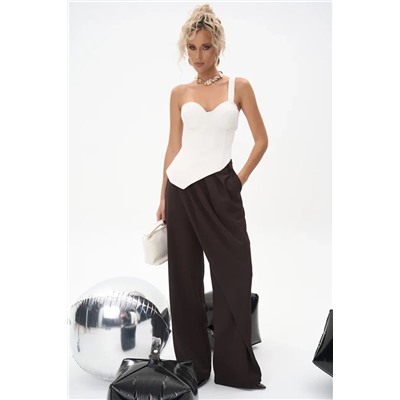 Брюки Шарлиз (шоколадный)