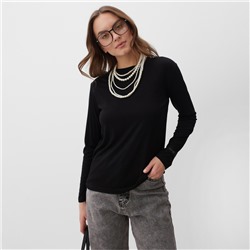 Лонгслив женский MIST, Base, размер onesize, чёрный