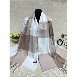 Палантин в клетку из кашемира, мультицвет