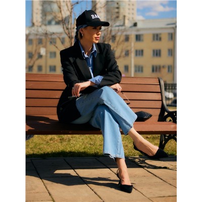 Пиджак женский MINAKU: Classic, чёрный, размер 42-44