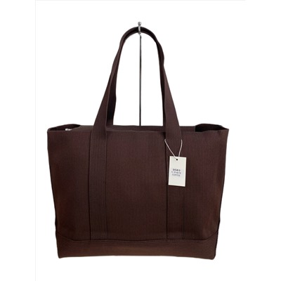 Женская сумка из текстиля, цвет кофе