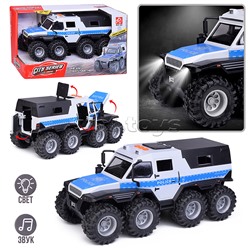 Машина "Полицейский броневик" (свет, звук) в коробке