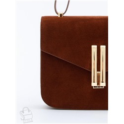 Сумка женская кожаная 1045MF brown Polina&Eiterou