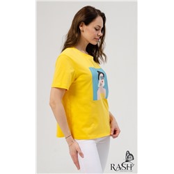 Футболка "Леди" желтая