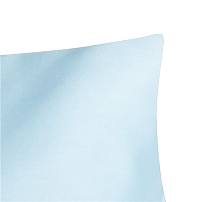 Комплект наволочек «Этель», 70×70 см, 2 шт., голубой, мако-сатин, хлопок 100%