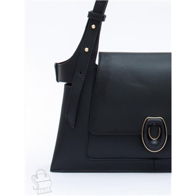 Сумка женская кожаная 2389Y black Polina&Eiterou