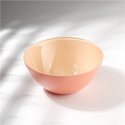 Салатник «Айвори. Кораллы», d=15 см, стекло, бежевый