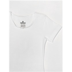 4644-01 Футболка для девочек белая (BAYKAR)