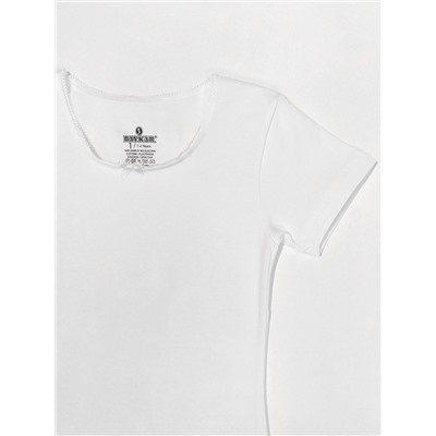 4644-01 Футболка для девочек белая (BAYKAR)