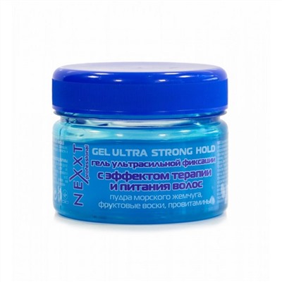 Nexxt Гель ультрасильной фиксации с эффектом терапии и питания волос / Gel Ultra Strong Hold, 110 мл 24650