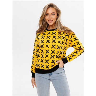 Толстовка женская ТЖ-36 (Желтые крестики)