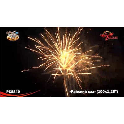 Фейерверк РС8840 Райский сад (1,25" х 100)