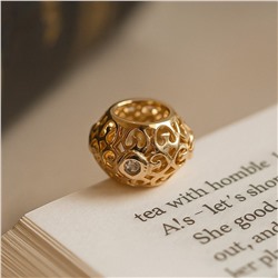 Кулон ювелирная бижутерия коллекция "Xuping" покрытие позолота, вставка: цирконы, цвет: прозрачный, арт.007.209