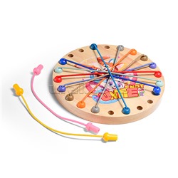 Игра развивающая "Развяжи шнурок"