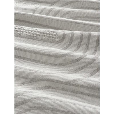 Плед «Этель» Cotton, 150×240 см, серый, хлопок 100%
