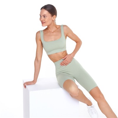 Топ спортивный женский Little Secret, зелёный, размер 46 (L)