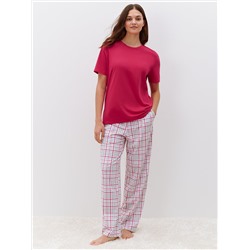 Omsa Пижама OmD 0226D BASICO Пижама жен. (Футболка +Брюки прямые), СО