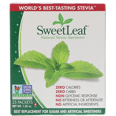 Wisdom Natural, Sweetleaf Sweetener 1Gm 35 Packet