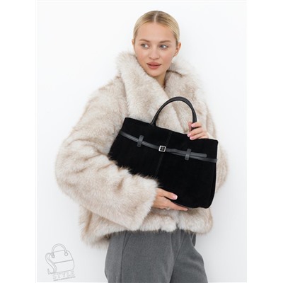 Сумка женская кожаная 990172NN black Natale Navetta  в Новосибирске