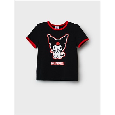 Фуфайка трикотажная для девочек (футболка)