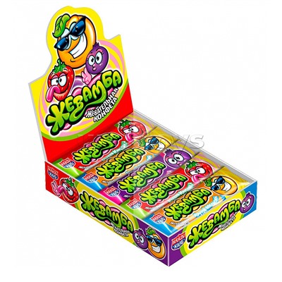 Жевательная конфета "Жевамба" ассорти 10г (50шт)