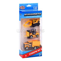Набор техники "Мини Авто" строительная, в коробке