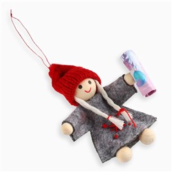 Ёлочная игрушка новогодняя «Новые возможности», 7×6×3 см