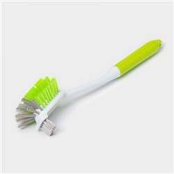 Щётка для посуды Доляна Green day, двойная, 29 см