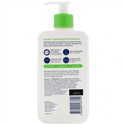 CeraVe, увлажняющее средство для очищения лица, 355 мл (12 жидк. унций)