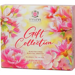 HYLEYS. 8 марта. Gift Collection. Набор Цветы (розовый) карт.упаковка, 24 пак.