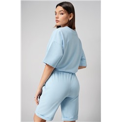 Женский костюм с шортами из футера двухнитки Happyfox