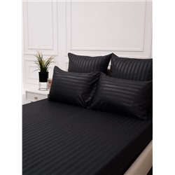 Простыня Микрофибра Страйп - Графит