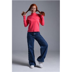 14439/5 Водолазка женская (Розовый)