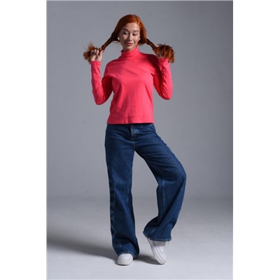 14439/5 Водолазка женская (Розовый)