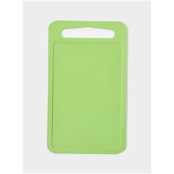 Доска разделочная Доляна, пластик, прямоугольная, 22×13 см, зелёная