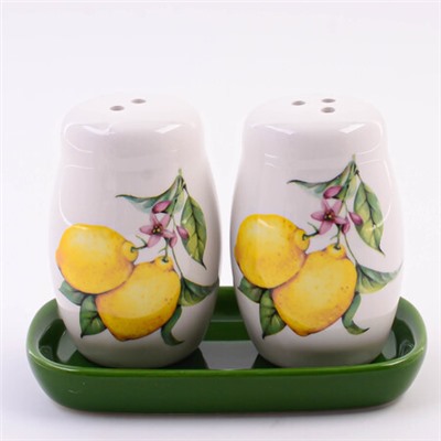 60173 Набор для специй 3пр Лимонный праздник доломит LR (х72)