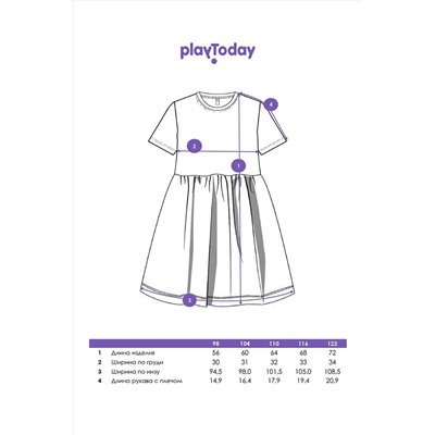 Платье PLAYTODAY, 1121428