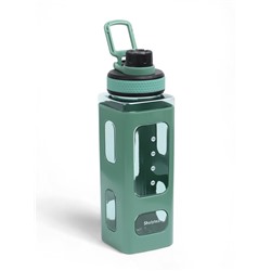 Спортивная бутылка для воды «Гава», 700 мл, 24×7 см, зеленая