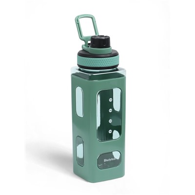 Спортивная бутылка для воды «Гава», 700 мл, 24×7 см, зеленая