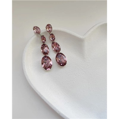 Серьги с кристаллами Swarovski