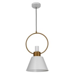 Светильник BayerLux 2280/1WT, E27, белый, 40 Вт, 22×22×38–138 см