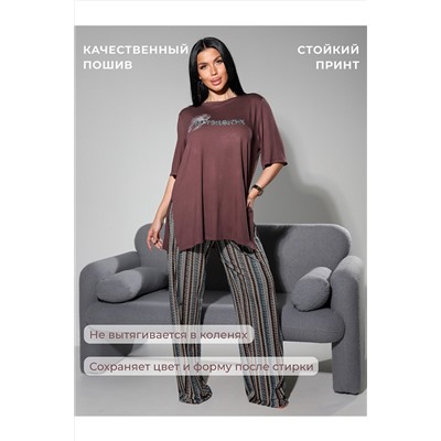 Костюм с брюками с брюками и футболкой 409 НАТАЛИ, 1231812