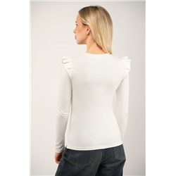 Женский лонгслив с крылышками Happyfox