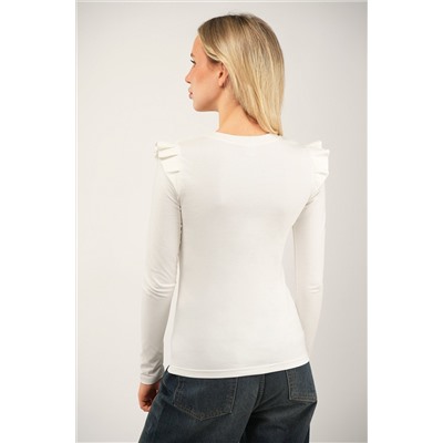 Женский лонгслив с крылышками Happyfox