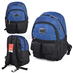 Рюкзак "Keep Moving" подростковый 44x31x20 см (19 л) 650 г, текстильный, 1 отделение на молнии с уплотненным отделением для ноутбука до 15 дюймов и книг, 1 отделение с органайзером, 2 передних кармана на кнопках, 2 боковых кармана, карман анти-вор в спинк