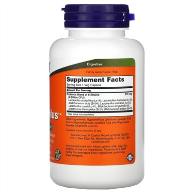 Now Foods, Gr8-Dophilus, 120 вегетарианских капсул
