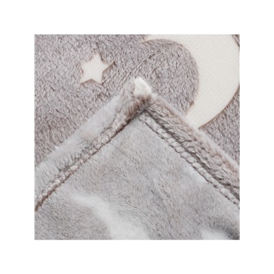 Плед с рукавами светящийся в темноте «Этель. Луна», 150×200 см