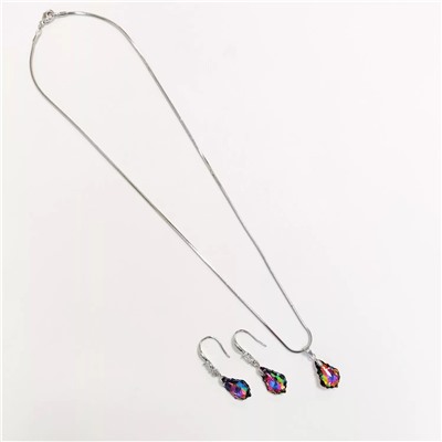 Комплект с кристаллами Swarovski